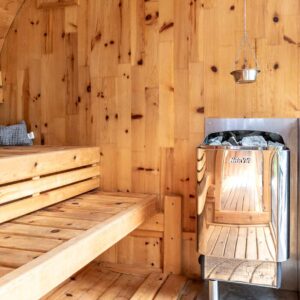 Zdjęcie wnętrza sauny